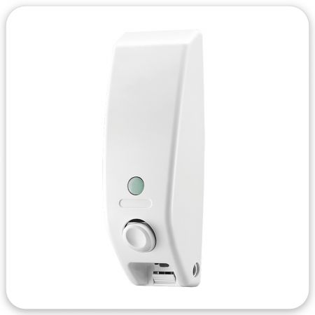 350ml Beyaz Duvara Monte Edilebilir Plastik Dispenser - Klasik duvara monte edilebilen manuel sabun dağıtıcısı